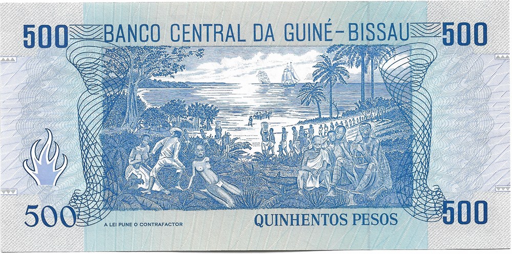 500 pesos billets afrique guinee bissau 500 pesos