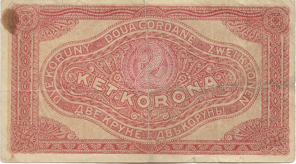 2 couronnes billets europe hongrie 2 couronnes