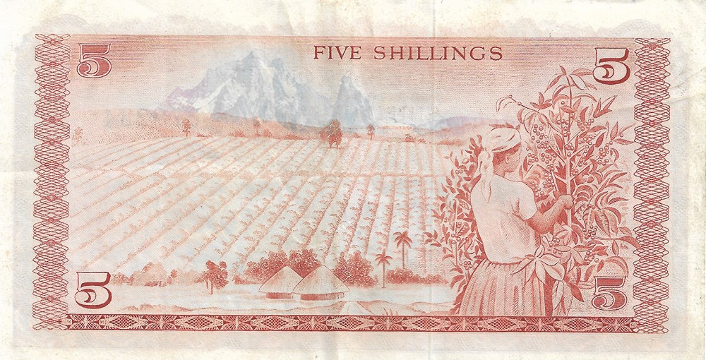 5 shillings billets afrique kenya 5 shillings