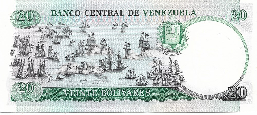 20 bolivars billets amerique du sud venezuela 20 bolivars