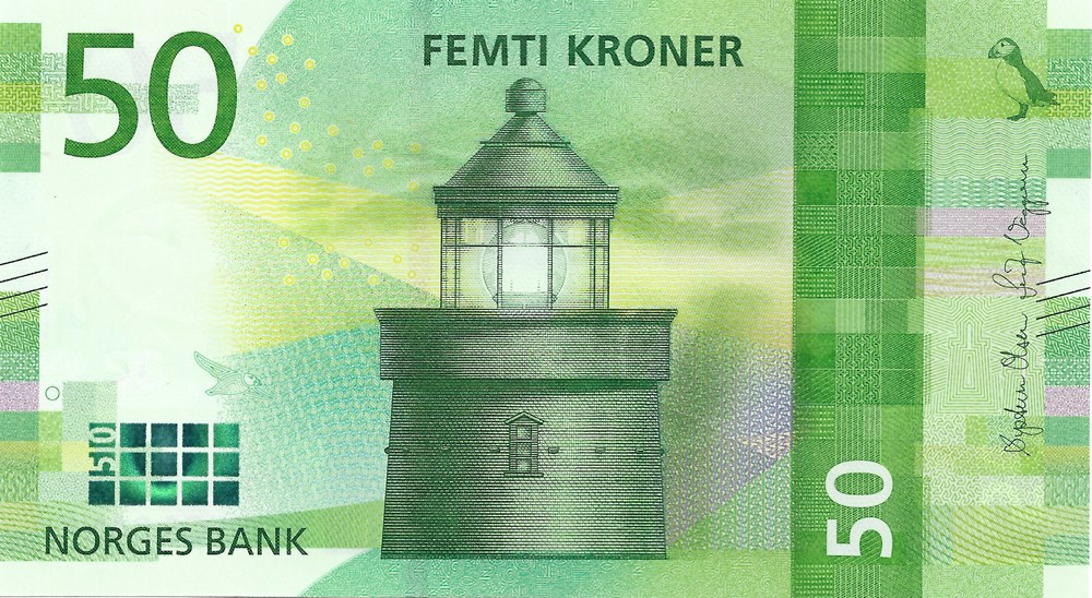 50 couronnes billets europe norvege 50 couronnes