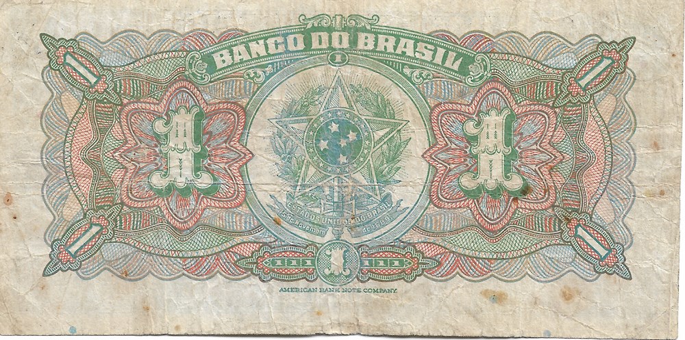 1 milreis billets amerique du sud bresil 1 milreis