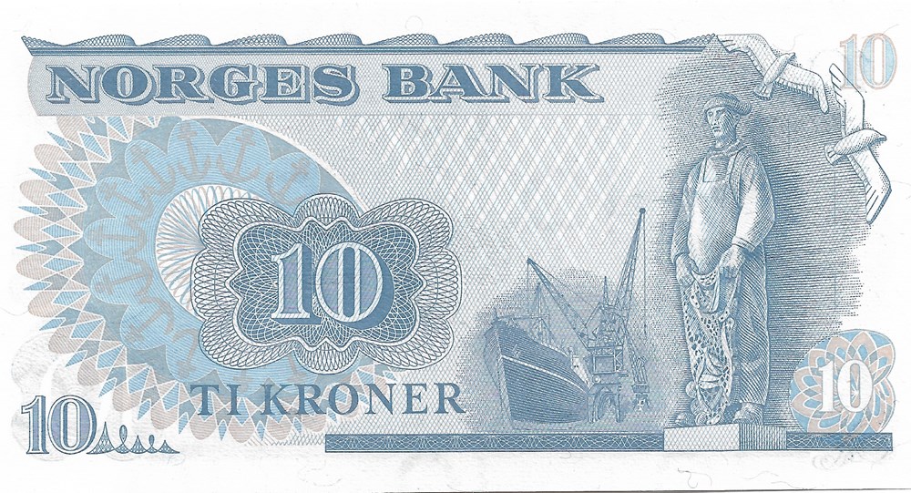 10 couronnes billets europe norvege 10 couronnes