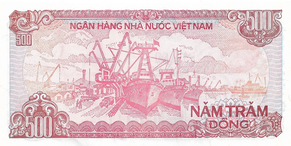 billets asie vietnam 500 dong