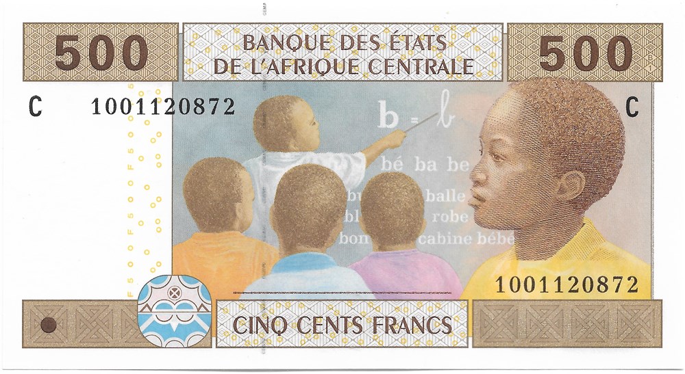 500 francs CFA billets afrique tchad 500 francs cfa