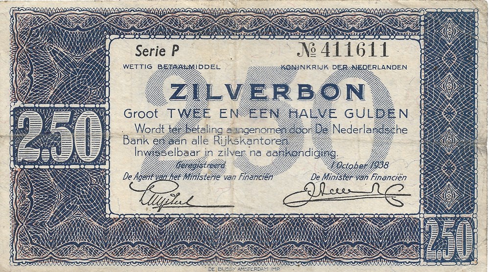 2,50 florins billets europe pays bas 2 50 florins