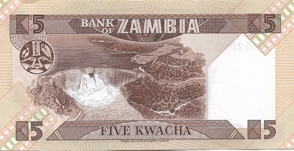 billets afrique zambie 5 kwacha