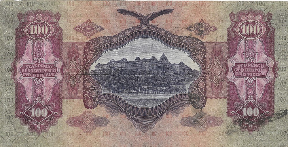100 pengö billets europe hongrie 100 pengo