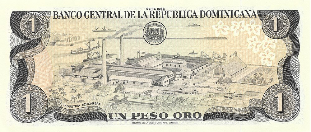 1 peso or billets amerique centrale et caraibes republique dominicaine 1 peso or