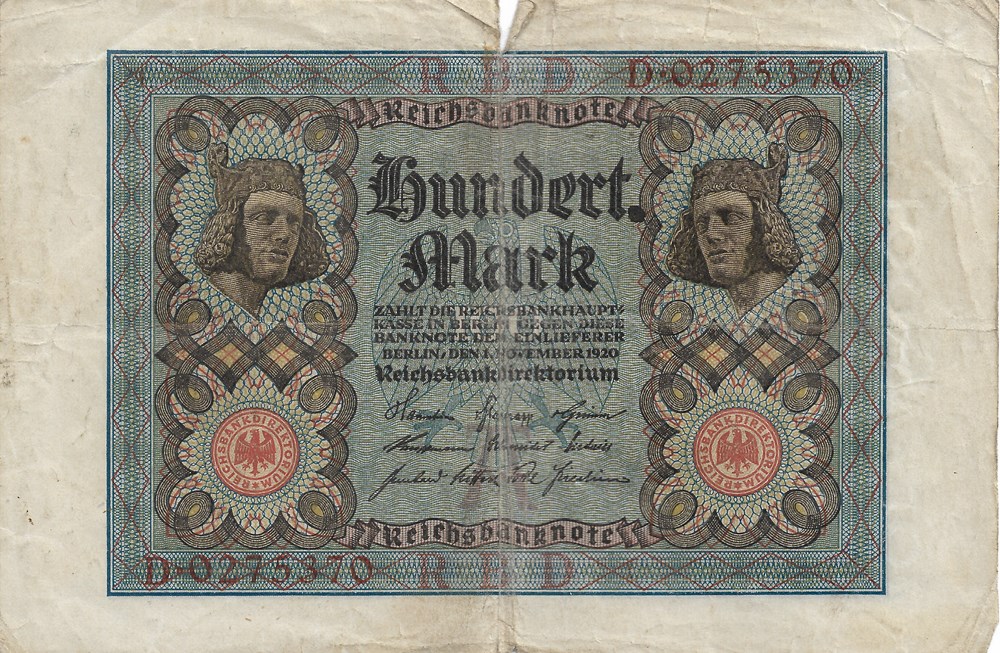 100 marks billets europe allemagne 100 marks