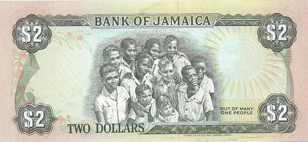 2 dollars billets amerique centrale et caraibes jamaique 2 dollars