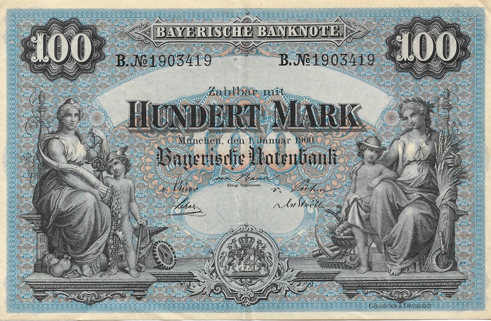 100 marks billets europe allemagne 100 marks
