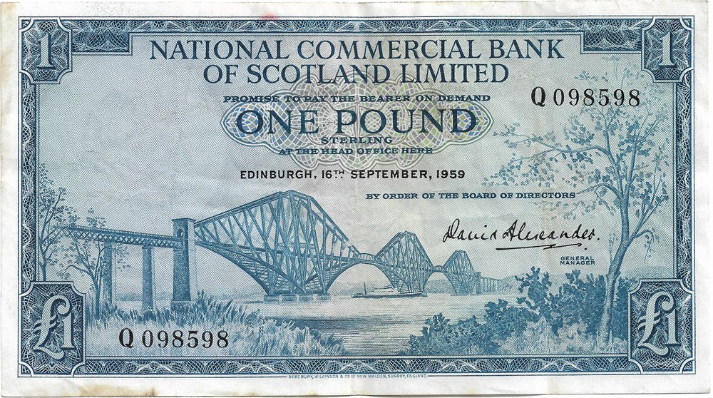 billets europe royaume uni 1 livre sterling