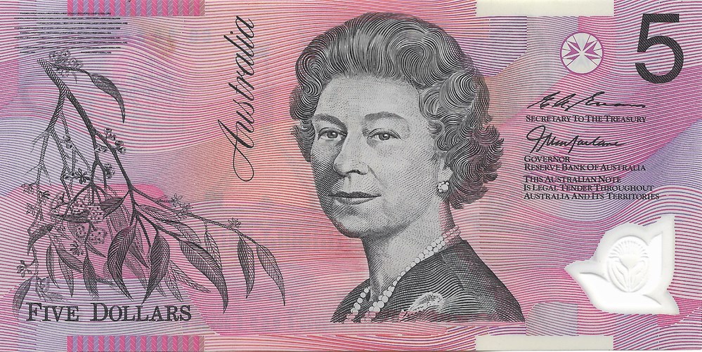 5 dollars billets oceanie australie 5 dollars