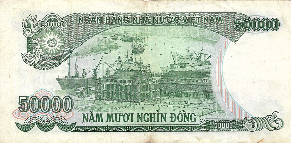 50.000 dong billets asie vietnam 50 000 dong