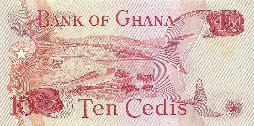 10 cedis billets afrique ghana 10 cedis