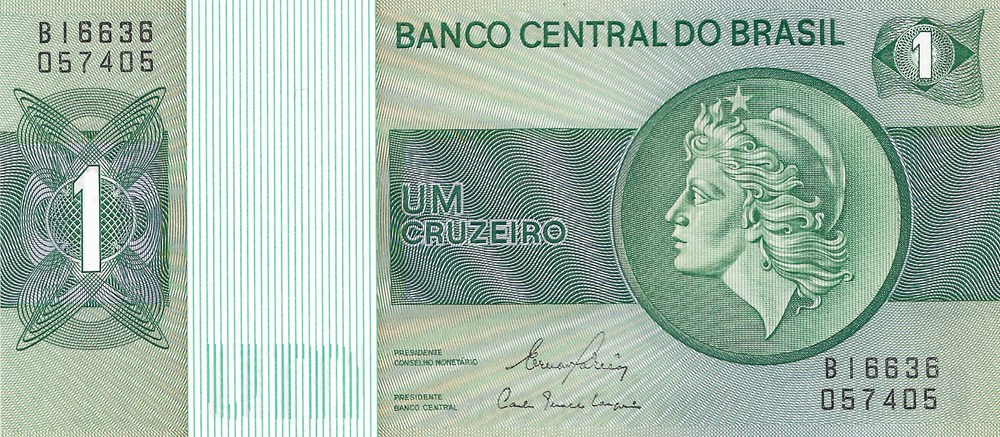 1 cruzeiro billets amerique du sud bresil 1 cruzeiro