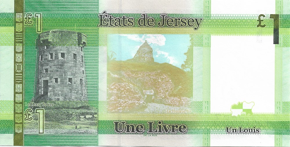 billets europe jersey 1 livre ou 1 louis