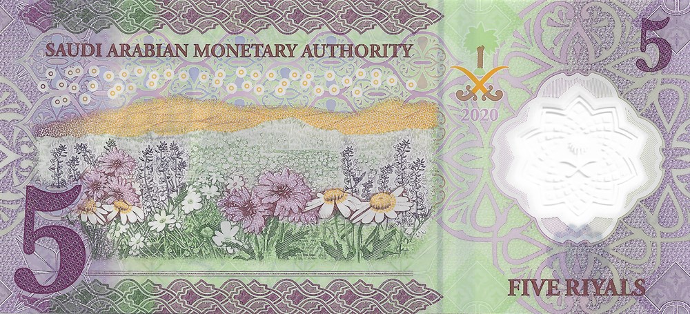 5 riyals billets asie arabie saoudite 5 riyals