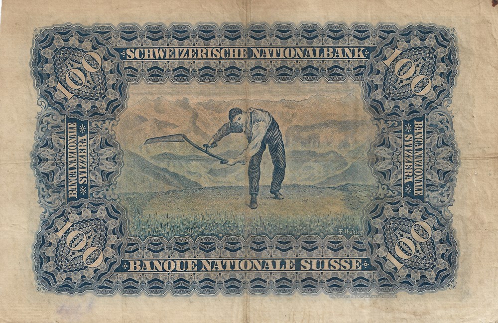 100 francs billets europe suisse 100 francs