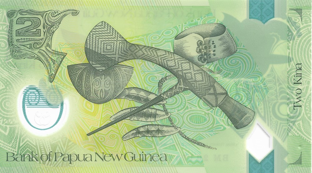 2 kina billets oceanie papouasie nouvelle guinee 2 kina