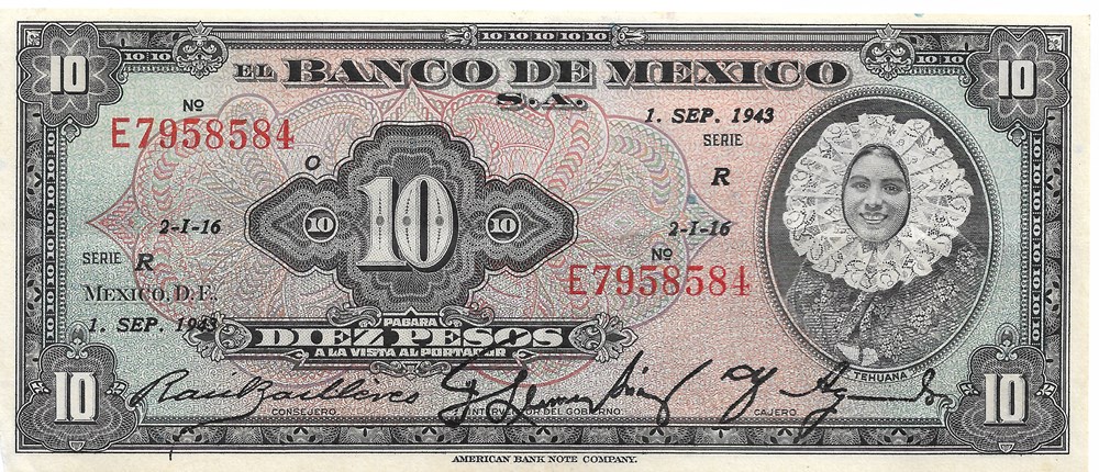 10 pesos billets amerique du nord mexique 10 pesos