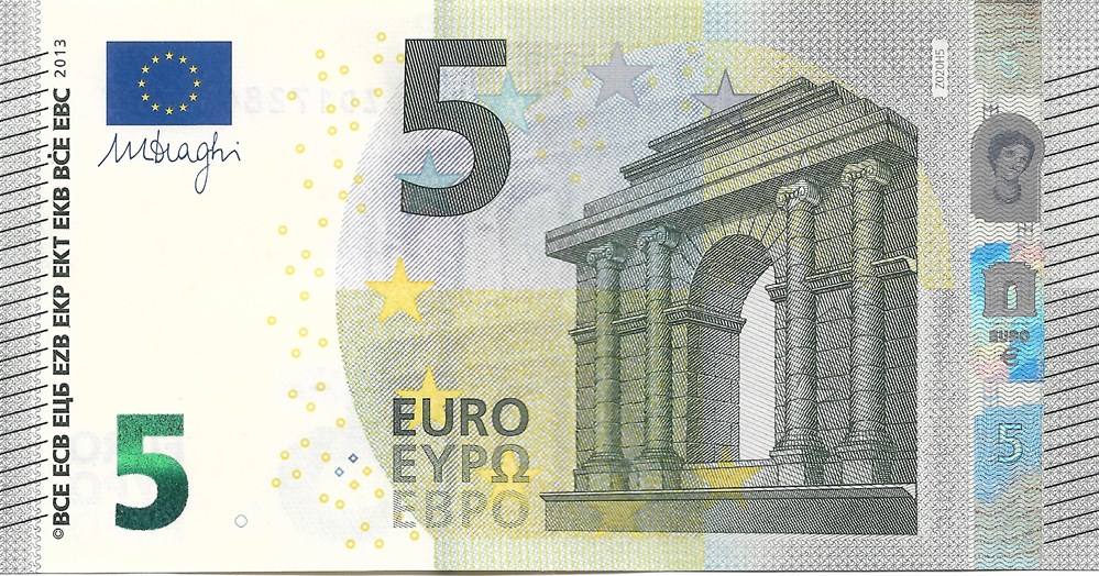 billets europe belgique 5 euros