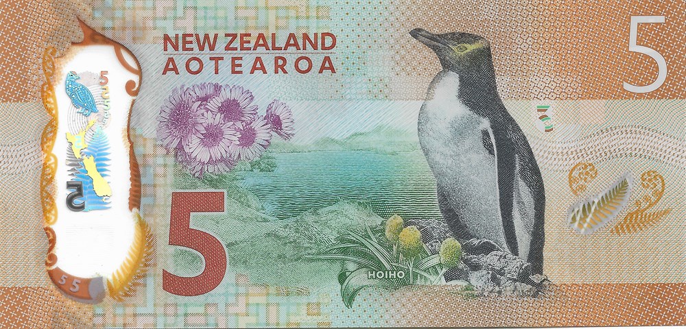 billets oceanie nouvelle zelande 5 dollars