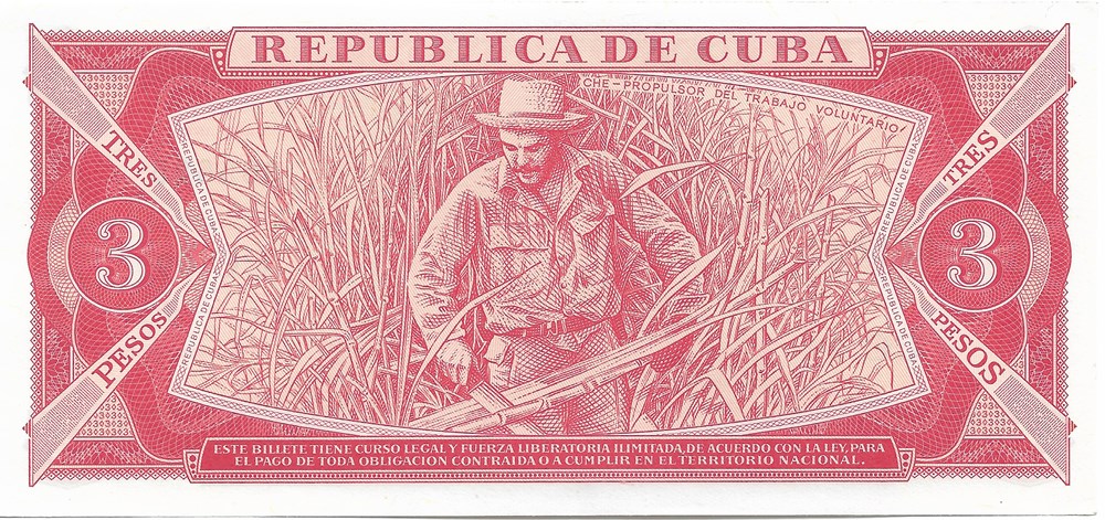 3 pesos billets amerique centrale et caraibes cuba 3 pesos