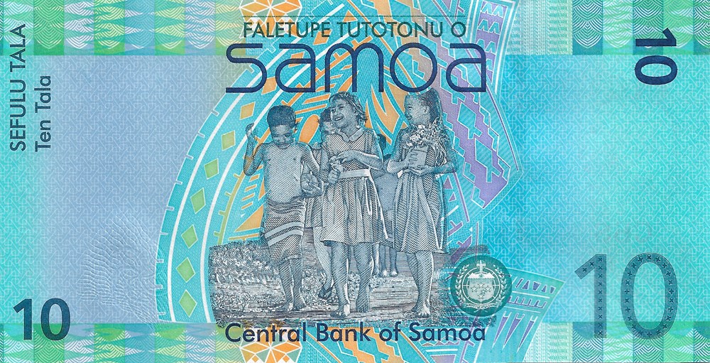 10 tala billets oceanie samoa 10 tala