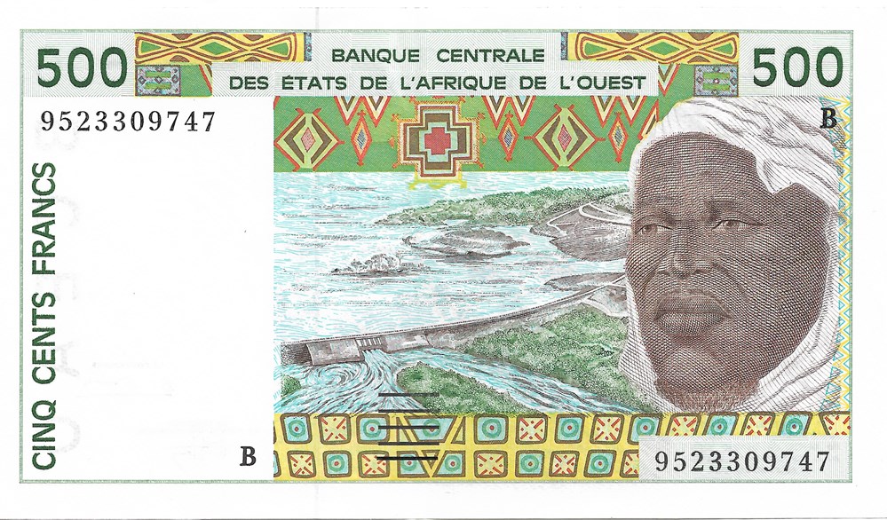 500 francs CFA billets afrique benin 500 francs cfa