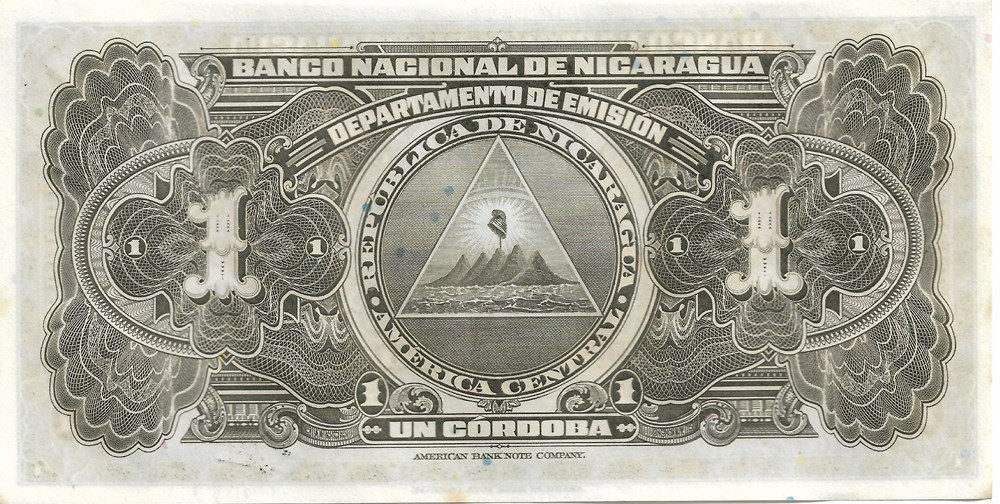 1 cordoba billets amerique centrale et caraibes nicaragua 1 cordoba