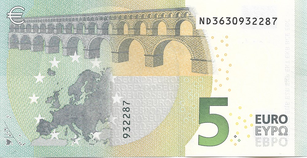 5 euros billets europe autriche 5 euros