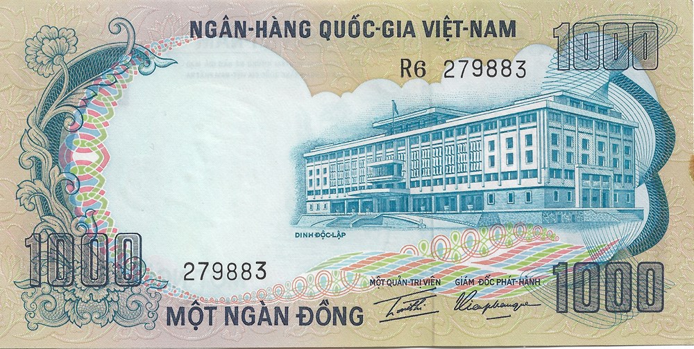 1.000 dong billets asie vietnam du sud 1 000 dong