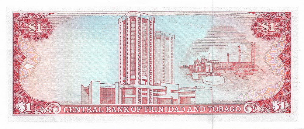 1 dollar billets amerique centrale et caraibes trinite tobago 1 dollar