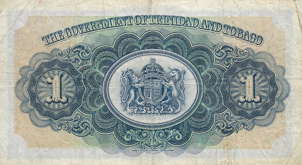 1 dollar billets amerique centrale et caraibes trinite tobago 1 dollar