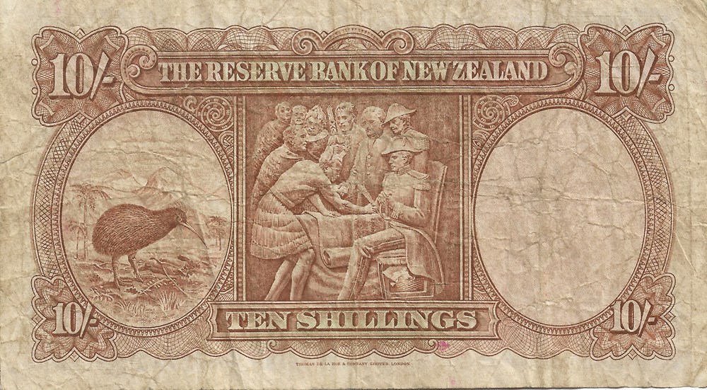 10 shillings billets oceanie nouvelle zelande 10 shillings