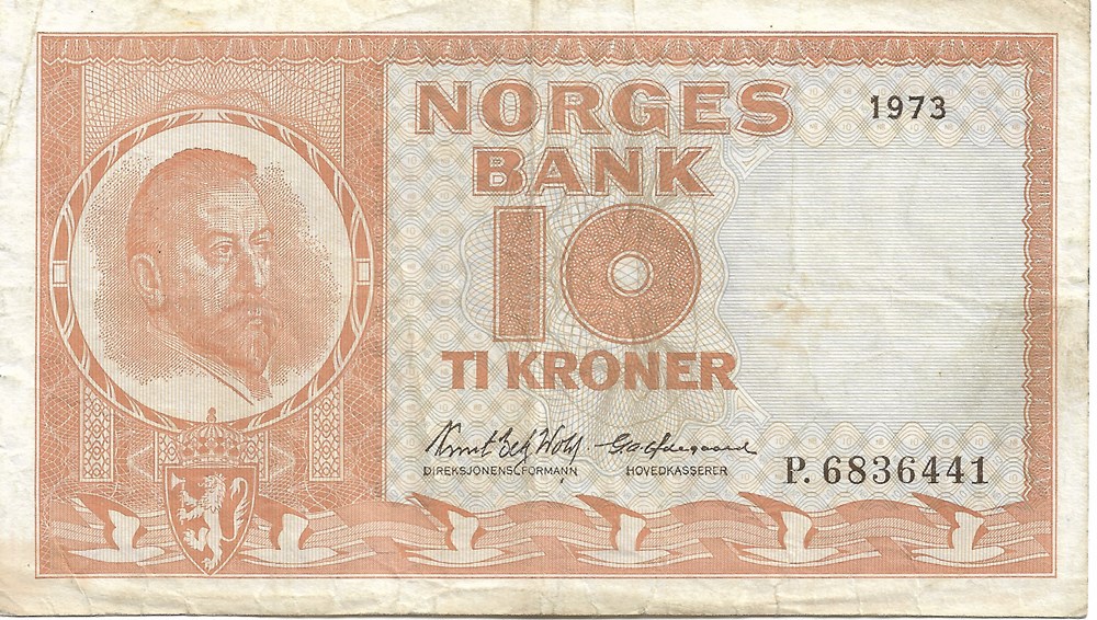 10 couronnes billets europe norvege 10 couronnes