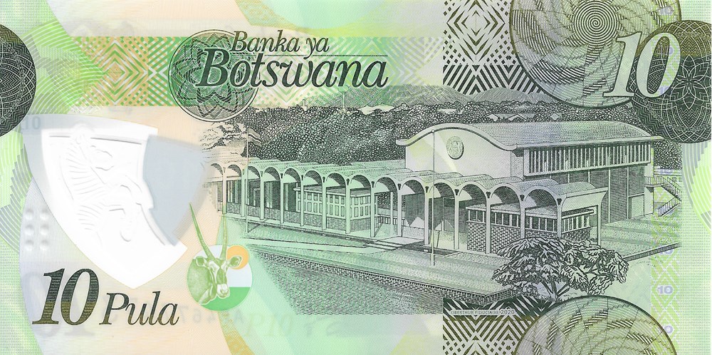 10 pula billets afrique botswana 10 pula