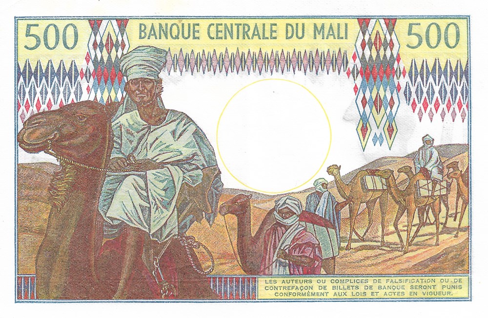 500 francs billets afrique mali 500 francs
