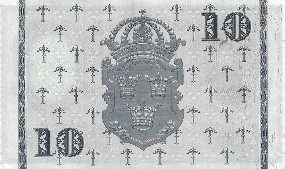 billets europe suede 10 couronnes
