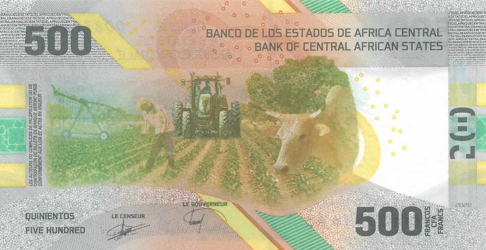 500 francs CFA billets afrique 500 francs cfa