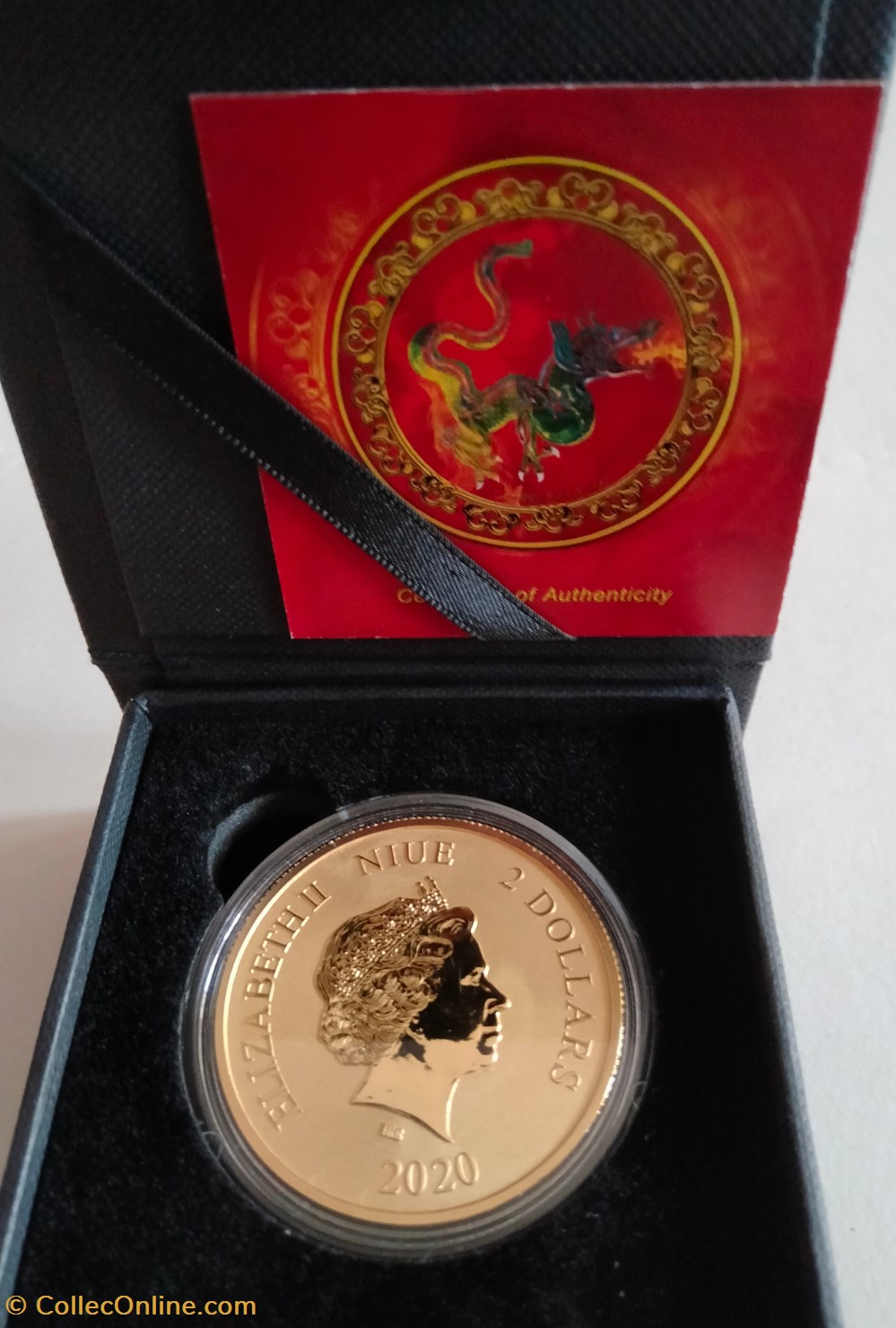 Niue. 2 Dollars 2020 Celestial Animals The Yellow Burning Snake Gold Gilded Colorized- 1 oz monedas lingotes bullion moneda plata niue 2 dollars 2020 celestial animals the yellow burning snake gold gilded colorized 1 oz