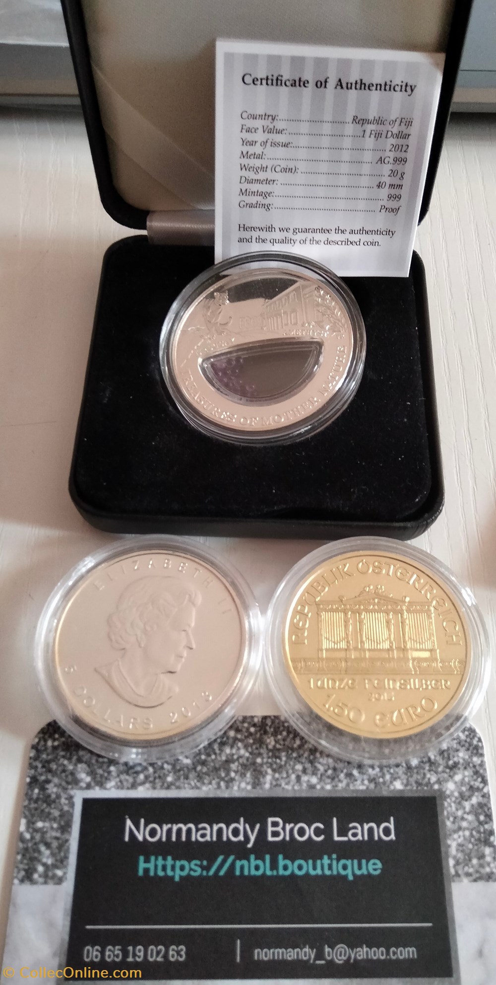 Mundo. 1 Dollar/ 5 Dollars + 1 1/2 Euro 2012/2015 Autriche, Canada, Fidji - 3 pcs monedas lingotes y bullion moneda de plata mundo 1 dollar 5 dollars 1 1 2 euro 2012 2015 autriche canada fidji 3 pcs