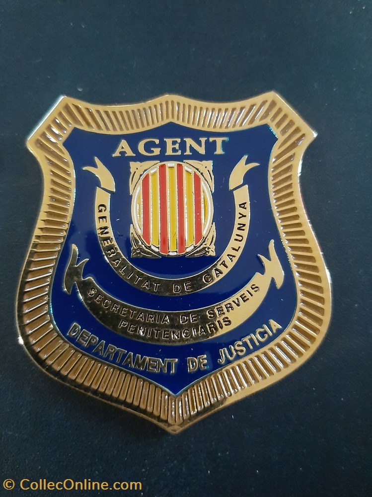 Insignia de agente de prisiones articulos militares insignias y medallas insignia de agente de prisiones