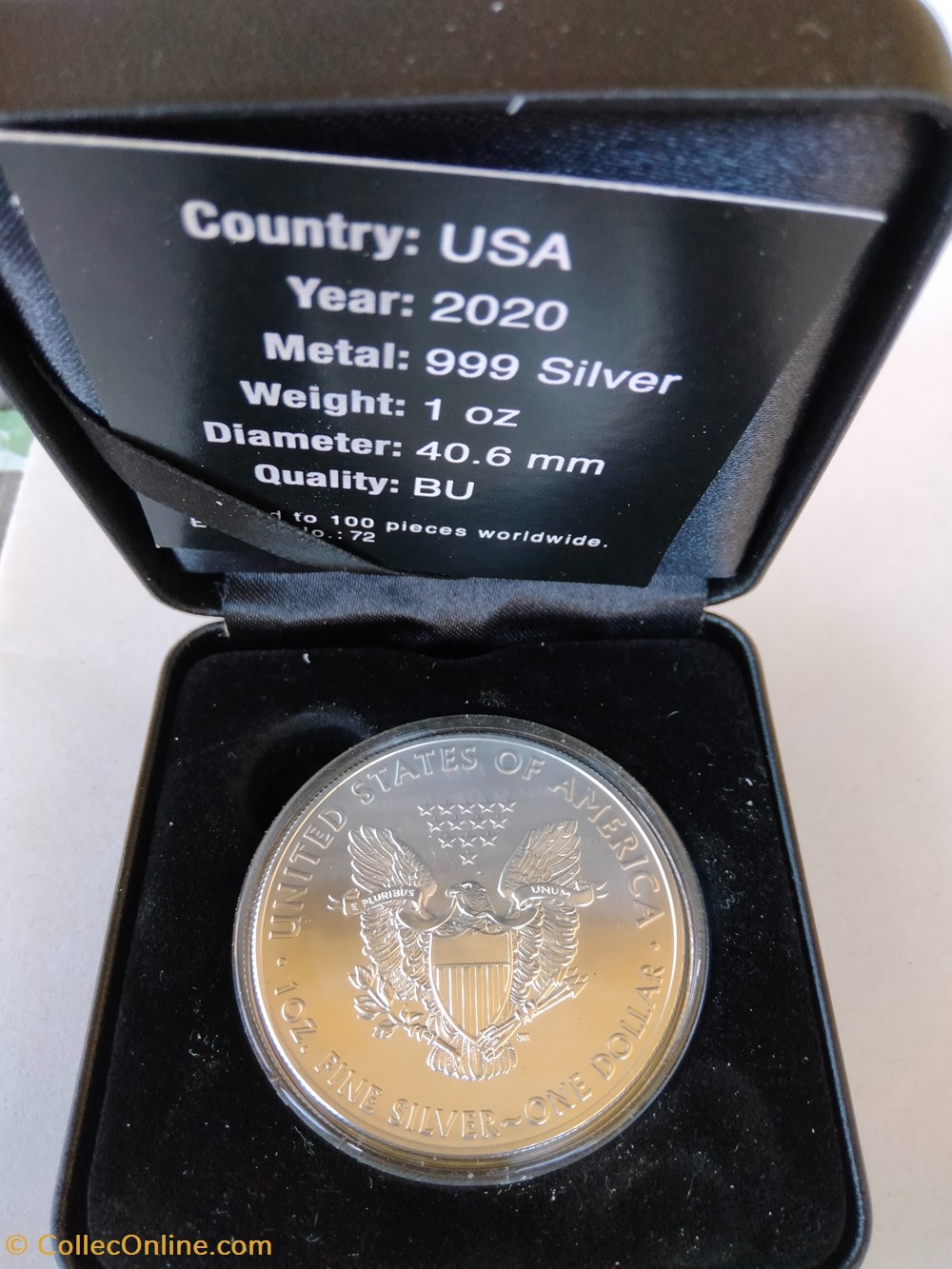 Estados Unidos. 1 Dollar 2020 - Silver Eagle - King Skull Colorized - 1 oz with BOX and COA monedas lingotes y bullion moneda de plata estados unidos 1 dollar 2020 silver eagle king skull colorized 1 oz with box and coa