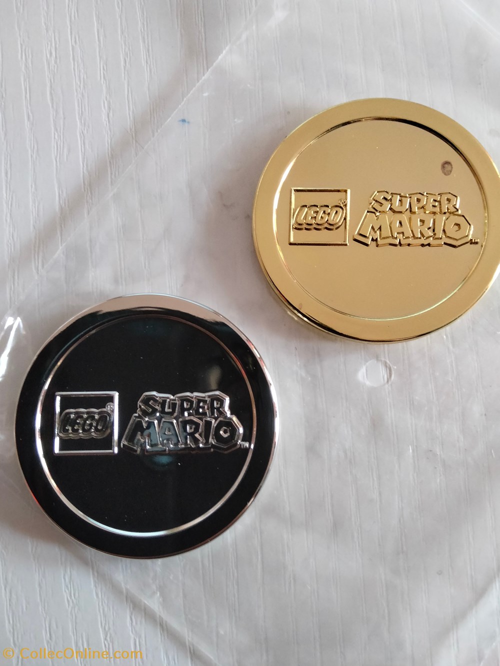 lingotes y bullion de lego monedas lego super mario 1 oro 1 plata nueva edicion limitada sellada 200