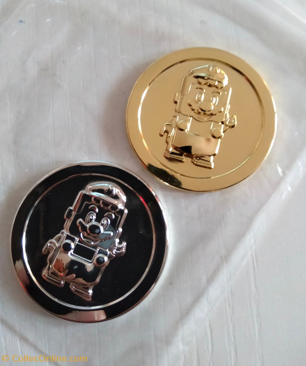 lingotes y bullion de lego monedas lego super mario 1 oro 1 plata nueva edicion limitada sellada 200