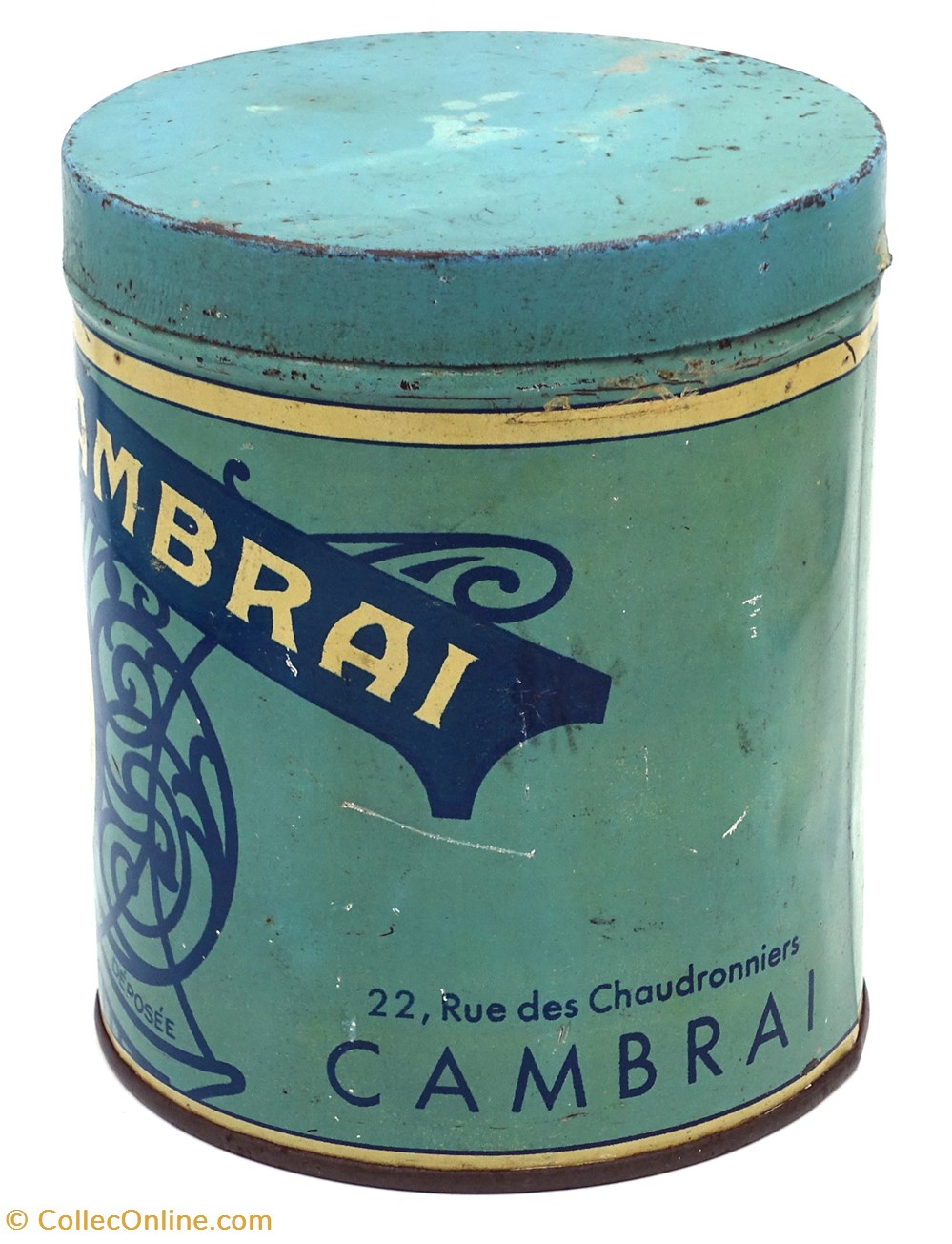 objets publicitaires boites lithographiees betises de cambrai