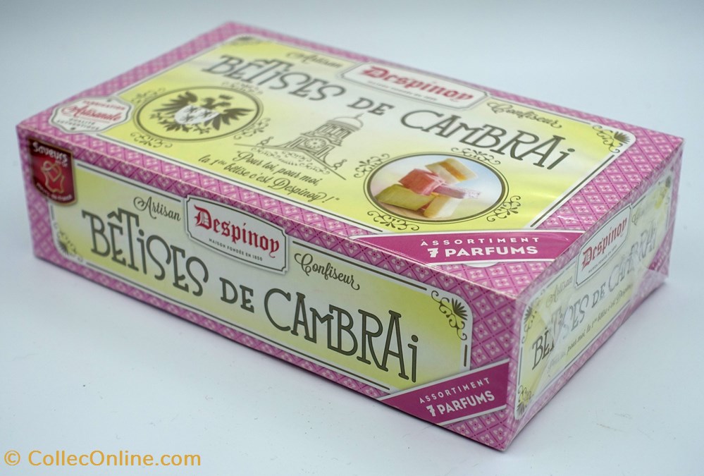 objets publicitaires boites lithographiees betises de cambrai